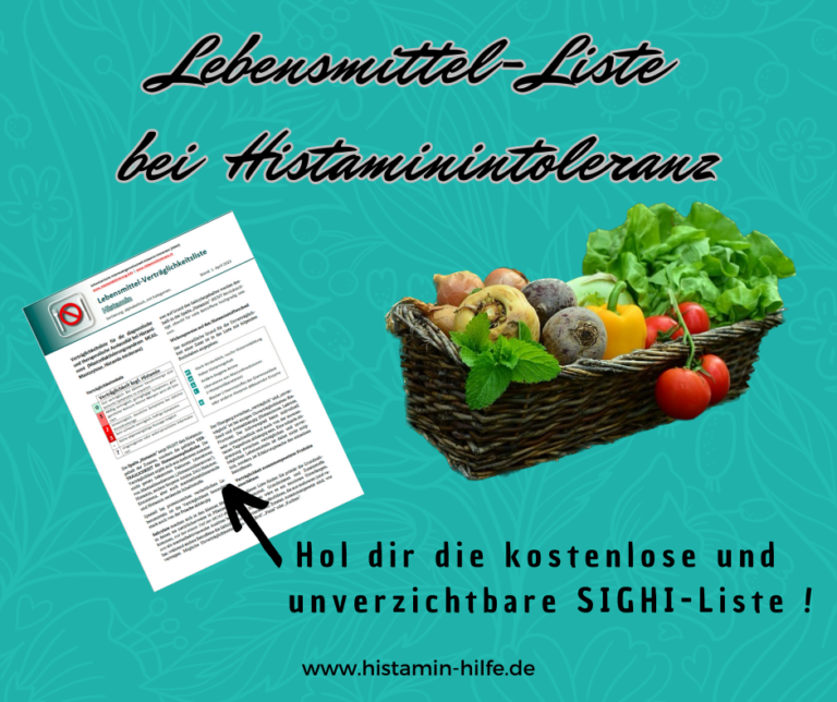 Lebensmittel Liste bei Histaminintoleranz DARMBERATERIN STEPHANIE GAIDA